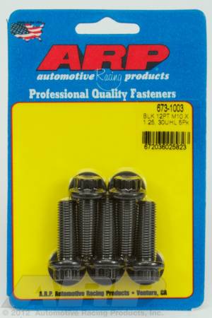 ARP - ARP M10 x 1.25 x 30 12pt black oxide bolts 673-1003