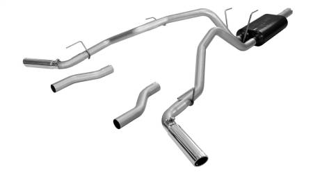 Flowmaster - Flowmaster 09-15 Ram 1500 American Thunder Cat-Back System 409S - Dual Rear/Side Exit