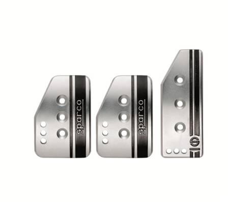 Sparco - Sparco Pedal Set Settanta Short Silver