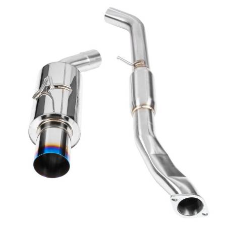 DC Sports - DC Sports Y- back Single Canister Exhaust Burnt (09-21 Nissan 370Z)