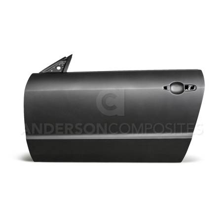 Anderson Composites - Anderson Composites 05-09 Ford Mustang Dry Carbon Doors (Pair)