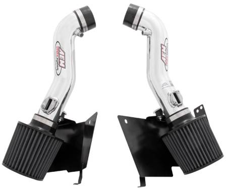 AEM Induction - AEM 07 350z Polished Dual Inlet Cold Air Intakes w/ Heat Sheilds