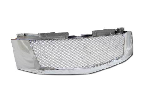 Armordillo - Armordillo 2007-2014 Cadillac Escalade Mesh Grille Chrome