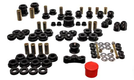 Energy Suspension - Energy Suspension 94-01 Acura Integra (except Type R) Black Hyper-Flex Master Bushing Set