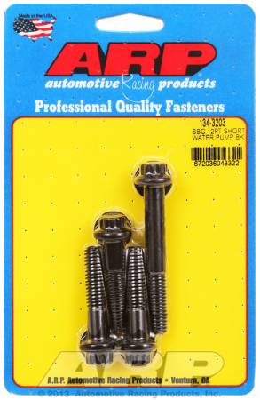 ARP - ARP SB Chevy 12pt short water pump bolt kit 134-3203