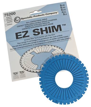 SPC Performance - SPC Performance EZ Shim Dual Angle Camber/Toe Shim (Blue)