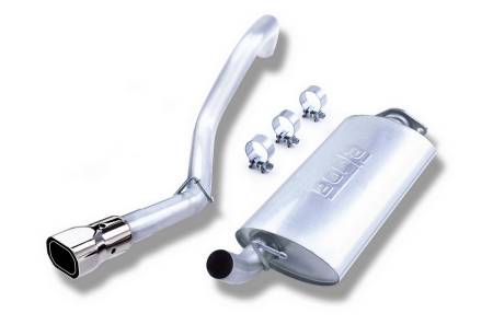 Borla - Borla 00-06 Jeep Wrangler Sport/SE/X/Rubicon Sahara 2.5L/4cyl 4.0L/6cyl SS Catback Exhaust