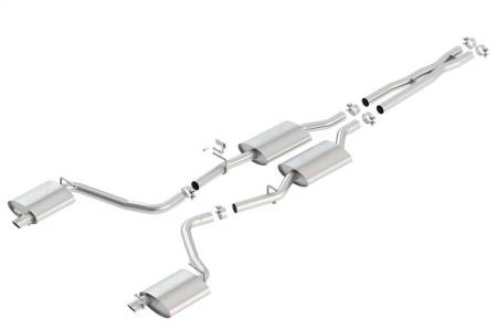 Borla - Borla 15-16 Dodge Charger 3.6L V6 ATAK Cat Back Exhaust (Uses Factory Valence)