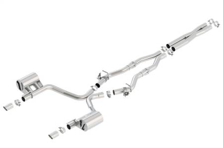 Borla - Borla 2017 Dodge Charger R/T 5.7L ATAK Catback Exhaust w/o Tips (w/MDS Valves ONLY)