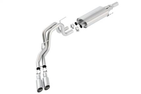 Borla - Borla 10-14 Ford F-150 SVT Raptor 6.2L-8cyl SS Catback Exhaust