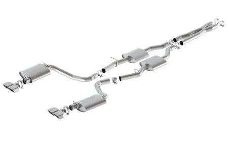 Borla - Borla 15-16 Dodge Challenger R/T 5.7L Dual Rectangle Angle Cut Dual Split Rear Exit S-Type Exhaust