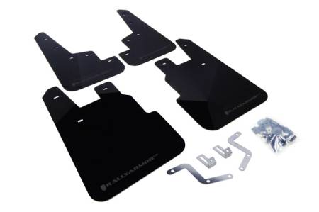 Rally Armor - Rally Armor 14+ Subaru Forester Black Mud Flap w/ Grey Logo