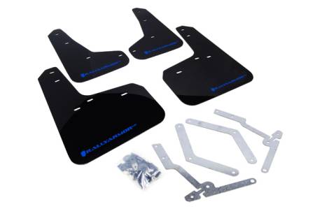 Rally Armor - Rally Armor 13+ Ford Focus ST Black Mud Flap w/ Blue Logo