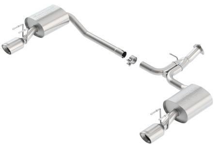 Borla - Borla 13-15 Honda Accord Coupe 3.5L FWD SS Rear Section Single Split Rear Exit Touring Exhaust