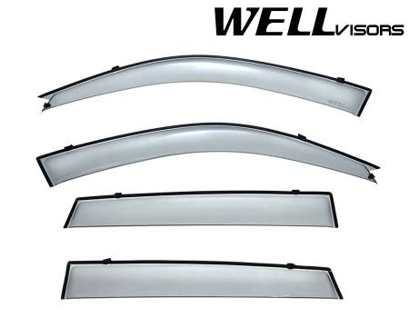 WellVisors - WellVisors Side Window Deflectors Toyota RAV4 01-05 Premium Series