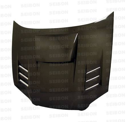 Seibon Carbon - Seibon CWII-style carbon fiber hood for 2004-2005 Subaru Impreza/WRX/Sti