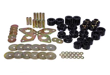 Energy Suspension - Energy Suspension 00-02 Toyota 4-Runner 2WD/4WD Black Body Mount Bushing Set