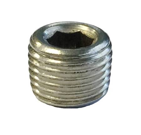 Torque Solution - Torque Solution Stainless Steel 1/8 in NPT Plug: Universal Single Plug