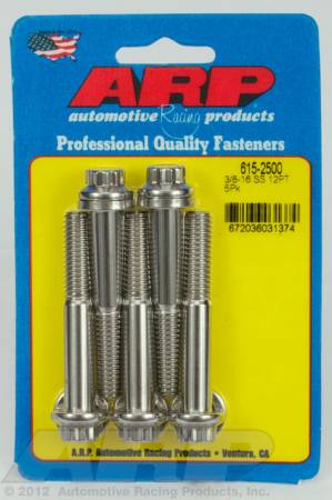 ARP - ARP 3/8-16 x 2.500 12pt 7/16 wrenching SS bolts 615-2500