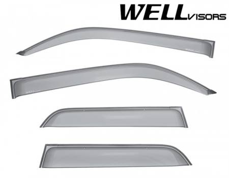 WellVisors - WellVisors Side Window Deflectors Toyota 4Runner 10-21 Premium Series