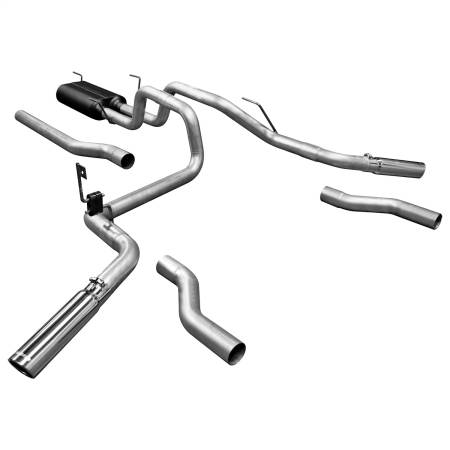 Flowmaster - Flowmaster 03-08 Ram Hemi American Thunder Cat-Back Exhaust System - Dual Rear/Side Exit