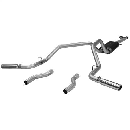 Flowmaster - Flowmaster 96-99 Gm 1500 Ec/Sb American Thunder Cat-Back Exhaust System - Dual Rear/Side Exit