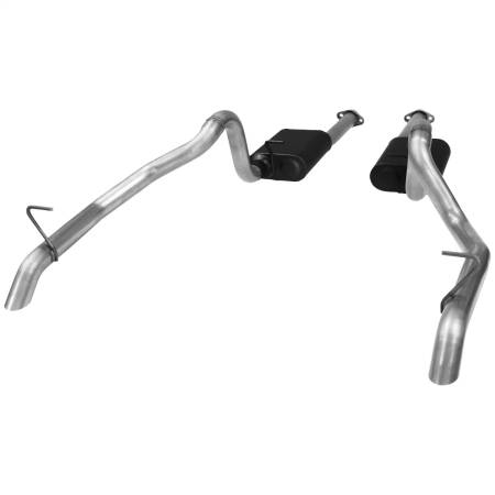 Flowmaster - Flowmaster 87-93 Mustang American Thunder Cat-Back System 409S - Dual Rear Exit