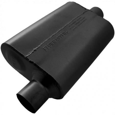 Flowmaster - Flowmaster Universal 40 Delta Flow Muffler - 2.50 Offset In / 2.50 Ctr Out