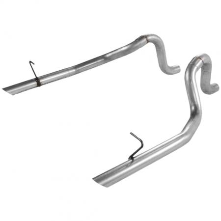 Flowmaster - Flowmaster 87-93 Mustang Prebent Tailpipes - 2.50 In. Rear Exit (Pair)