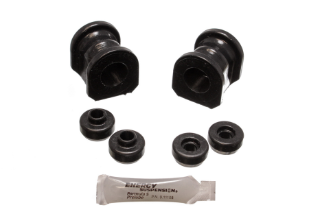 Energy Suspension - Energy Suspension 89-94 Nissan 240SX (S13) Black 24mm Front Sway Bar Bushing Set