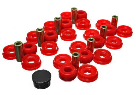 Energy Suspension - Energy Suspension 03-09 Lexus Gx470 / 07-09 Toyota FJ Cruiser Red Rear End Control Arm Bushing Set