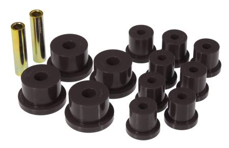 Prothane - Prothane 64-73 Ford Mustang Rear Spring & 1/2in Shackle Bushings - Black