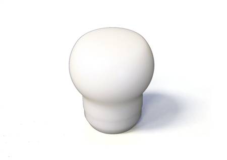 Torque Solution - Torque Solution Fat Head Delrin Shift Knob (White): Universal 12x1.25