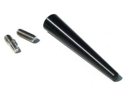 Torque Solution - Torque Solution Black Billet Shorty Antenna: Audi / Volkswagen