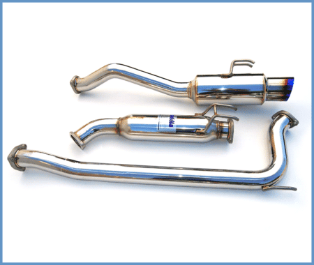 Invidia - Invidia 06-11+ Civic Si 2Dr ONLY 76mm RACING N1 Titanium Tip Cat-back Exhaust