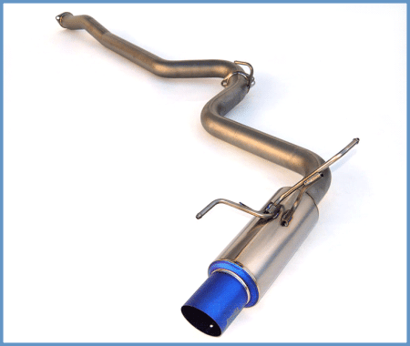 Invidia - Invidia 2015+ WRX/STi 4 Door 80mm Single Outlet Full Titanium Cat-Back Exhaust