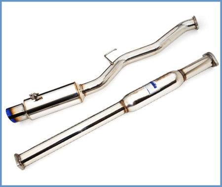 Invidia - Invidia 03-06 Evo 76mm N1 Titanium Tip Cat-back Exhaust