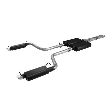 Flowmaster - Flowmaster 11-14 Charger Force II Cat-Back System 409S - Dual Rear Exit