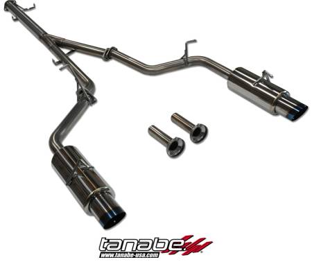 TANABE & REVEL RACING PRODUCTS - Tanabe Medalion Concept G Blue Exhaust System 90-99 Mitsubishi 3000GT