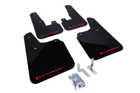 Rally Armor - Rally Armor 10-14 Subaru Outback UR Black Mud Flap w/ Red Logo