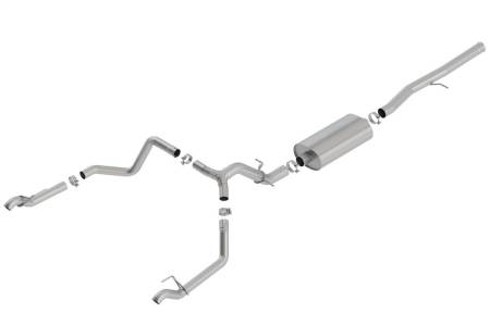 Borla - Borla 19 Chevrolet Silverado/GMC Sierra 1500 6.2L SS Touring Catback Exhaust