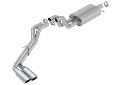 Borla - Borla 2019 Ford Ranger XL/XLT/Lariat 2.3L 2/4WD WB S-Type Catback Exhaust w/ Dual Chrome Tips