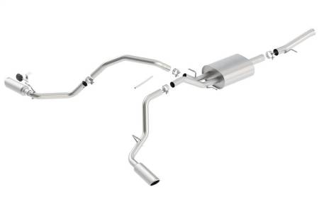 Borla - Borla 14-17 Chevrolet Silverado 1500 5.3L V8 AT/MT Regular Cab S-type Exhaust (2wd/4wd)