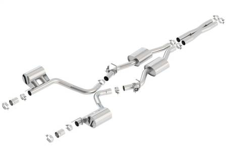 Borla - Borla 16-17 Dodge Challenger R/T 5.7L w/MDS Valves S-Type Cat-Back Exhaust w/o Tips