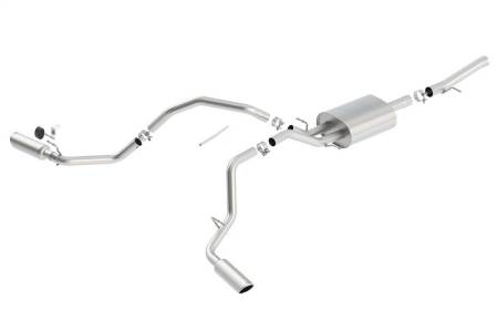 Borla - Borla 14-17 Chevrolet Silverado 1500 5.3L V8 AT/MT Regular Cab ATAK Exhaust