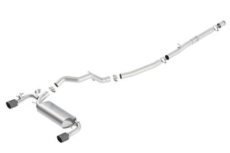 Borla - Borla 16-17 Focus RS Turbocharged 2.3L Single Split Exit ATAK Catback Exhaust