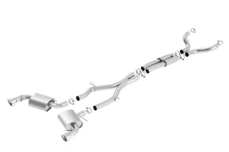 Borla - Borla 16-17 Camaro SS 6.2L Cat Back Exhaust S-Type Single Split Rear Exit w/ Single Tips