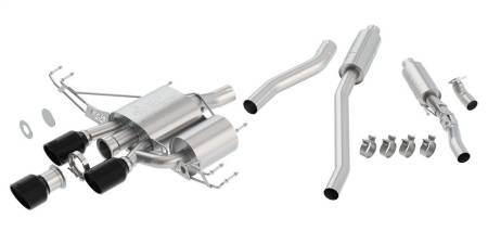 Borla - Borla 17-18 Honda Civic Type-R FK8 ATAK Cat-Back Exhaust w/ Ceramic Black Tips