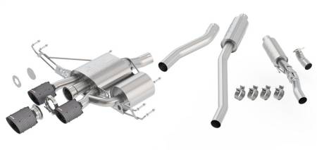 Borla - Borla 17-18 Honda Civic Type R 2.0L 2.75in Atak Adjustable Catback Exhaust (Carbon Fiber Black Tip)