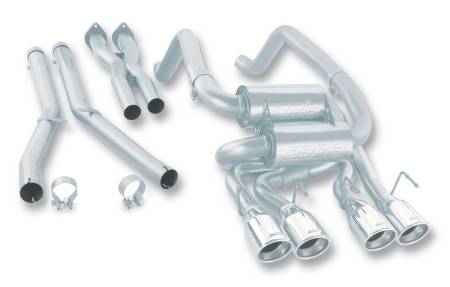 Borla - Borla 05-08 C6 6.0L/6.2L Corvette S-Type Cat-Back System w/ X-Pipe